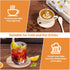Acejoz Set 6, 4 Inches Drink Coasters of Absorbent Coaster for Coffee Table Decor, Marble Style Ceramic Coaster