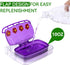 Window Hummingbird Feeder with Strong Suction Cup, Plastic Feeders for Outdoors, Easy to Clean and Refill