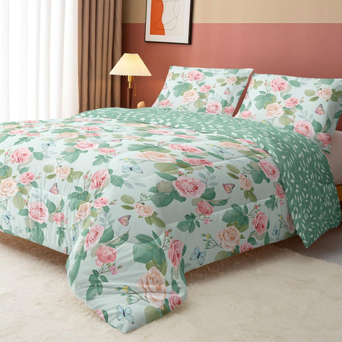Datura home Line Drawing Excavator Comforter Set for Kids Teens,Construction Vehicle and Silhouette Sketch