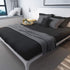 Lirex Black Twin Flat Sheet Only, Ultra Soft & Breathable Brushed 1800 Microfiber, Hotel Quality, Sold Separately