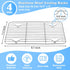 P&P CHEF 4-Piece Baking Cooling Rack Set - Stainless Steel Wire Racks for Oven Use, Healthy & Dishwasher Safe, 9.7 Inch