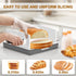 13 Upgrade Widen Bread Slicer for Sourdough rounds, Adjustable Large Capacity Wide and Thicknesses, Foldable