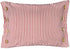 Red Stripes Buttons Linen Decorative Accent Throw Pillow Cases, 16 x 20 Inches