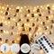 Microwear 33Ft Photo Clip String Lights,USB or Battery Powered,8 Modes 100 LED 10M