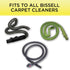 Replacement 6" Tough Stain Brush Tool for Bissell Carpet Cleaners | Cleaning Accessory