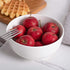 DELLING Small Bowls Set of 6, 10oz White Porcelain Bowls for Kitchen, Dessert, Ice Cream, Dipping, Snacks, Side Dishes