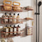 Veken Shower Caddy 6-Pack, No Drilling & Rustproof, Waterproof Adhesive Shelves Rack