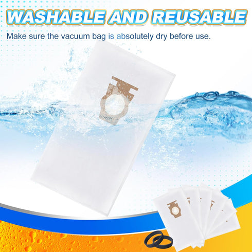 KEEPOW Vacuum Bags for Kirby Sentria, F Style Vacuum Cleaner Bags for Kirby Avalir 2, Ultimate G, Diamond Edition, G