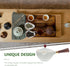 Cabilock 1 Pc Side Pot Ceramic Tea Maker, 360 Rotation Teapot for Flower Tea and Coffee Drinks