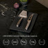 Set 2 Set LARS NYSM Cheese Slicer and Knife pcs. I Cheese Knife & Cutter Made of Stainless Steel (Carbon Black)