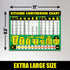 Kitchen Conversion Chart Magnet - Extra Large 11” x 8.5” Measurement Cheat Sheet for Cooking and Baking Recipes