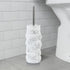 Set Toilet Brush and Holder for Bathroom, Stylish and Durable Cleaning Tool with Modern Design, Compact for Efficient
