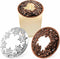 Moxweyeni 2 Pieces Candle Toppers for Scented Jar Candles, 2.85 Inch Leaf Pine Topper Lids, Mother's Day Gifts, Chic