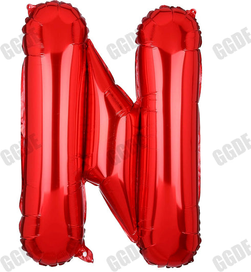 40 Inch Big Red Letter Balloons, Foil Mylar for Wedding, Birthday, Bridal Shower Decoration