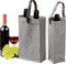 2 Pcs Reusable Wine Carrier Tote Bag - Single Double Wine Bags for Birthday, Wedding, Picnic Gifts
