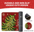 Artoid Mode Xmas Tree Doormat, Merry Christmas Snowflake Winter Decor, 17x29 Inch Indoor Outdoor Rug