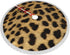 Christmas Tree Skirt 48" Inch Leopard Animal Print Xmas Tree Skirt Mat with White Tassel for Holiday Decorations