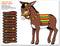 Donkey Game (mask & 12 tails included) Party Accessory (1 count) (1/Pkg)
