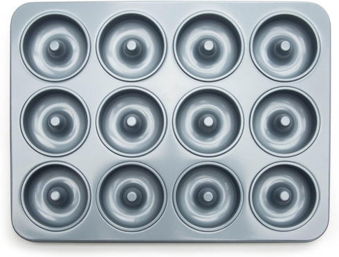 Fox Run Non-Stick Mini Donut Pan, 12-Cavity Mold for 2" Donuts