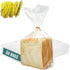 Reusable Plastic Bread Bags for Homemade - 50 Pack Clear Bag with