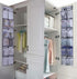 Over The Door Shoe Organizer | Hanging Shoe Hanger with 12 Large Clear Mesh Pockets for Narrow Closet Door, 2 Pack
