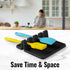 Zulay Kitchen Extra Large Silicone Utensil Rest, BPA-Free Heat-Resistant Spoon Holder with Drip Pad for Stove Top