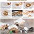 MEMOVAN Mini Gingerbread House Cookie Cutter Kit - 3pcs Christmas Cookie Cutters for Holiday DIY Baking