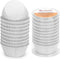 Gifbera 200-Count White Metallic Foil Cupcake Liners, Standard Size Baking Cups