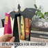 Tostmrks Handmade Dragon Bookshelf Decoration - Fantasy Dragon Books, Book Accessories for Book Lovers, Fourth Wing