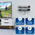 Floating Shelf for Projector Aluminum Alloy, Wifi Router Wall Mount Shelf, Cable Box Shelf for Wall Mounted TV, DVD