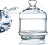 Glass Salt and Pepper Containers with Glass Lid, 2 Pcs Multipurpose Tomato, Avocado, Onion Keeper for Fridge Storage