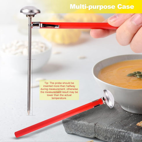 Meat Thermometer for Grilling | Instant Read Food Thermometer for Cooking, Milk, Meat | Pocket Temperature Probe