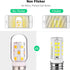 LED Microwave Light Bulb, 40W Incandescent Replacement for Refrigerator, Under Range Hood E17 Intermediate Base, Pack