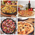 Pizza Pan, Non-Stick Bakeware Round Pizza Baking Tray, Oven Roasting Pan, Cooking Utensils