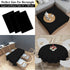 Childom 3 Pack Plastic Tablecloths for Rectangle Tables, 54" x 108" Black Disposable Table Cloths