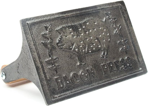 Outset 6.75 Inches, Bacon Press, Metallic
