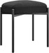 YMYNY Vanity Stool, Footrest, Square Ottoman Bench with Metal Legs, Makeup Dressing
