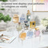 Acrylic Display Risers - Clear 3 Tiered Cupcake Stand for Food Desserts, Mini Shelf for Party, Toys, and Cosmetic