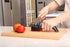 Ergo Chef Fastedge 2 Stage Knife Sharpener, Tabletop Kitchen Knife Sharpener, Red