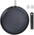 Yosoo Non Stick Frying Pan, Fast Heating Aluminum Alloy Cookware with Heat Proof Handle for Breakfast Pancake Egg Pizza (Large (10 inches)) by Yosoo