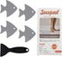 Bathtub Stickers Non-Slip, 24 PCS Safety Shower Treads with Premium Scraper, Gray
