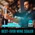 Wine Preserver Set - New 2024 Wine Vacuum Pump with 2 Reusable Wine Stoppers - Wine Sealer and Wine Saver to Keep Wine Fresh Longer - Professional Quality for Wine Lovers and Sommeliers by Vinvoli