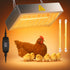 Chicken Coop Heater for Winter, Heat Lamp for Chickens 400W, Chicken Heater