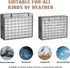 Waterproof Craft Cabinet Cover, Heavy Duty Dustproof Storage Box Cover, Fits 20"W x 6"D x 16"H