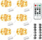 HXWEIYE 6 Pack Fairy Lights Battery Operated with Remote & Timer, 7ft