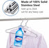 Amber Home 20 Pack Heavy Duty Metal Shirt Coat Hangers, 17 Inch Stainless Steel with Polished Chrome