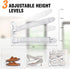 Closet 12 Pack Closet TOPNEW Shoe Slots Organizer for Adjustable Level Shoe Stacker Holder Organization Double Layer