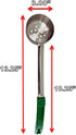 Stainless Steel Portion Control Serving Spoons Combo Packs, 2oz, 3oz, 4oz Perforated