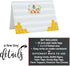 Bee Table Place Cards, 25 Pack Blank Buffet Signs for Baby Showers, Weddings, Bridal Shower Banquets, Bumblebee Favor
