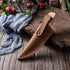 MiOYOOW Leather Knife Sheath, Boning Knife Pouch for Chef Fruit Knife, Camping Kitchen Outdoor Cooking